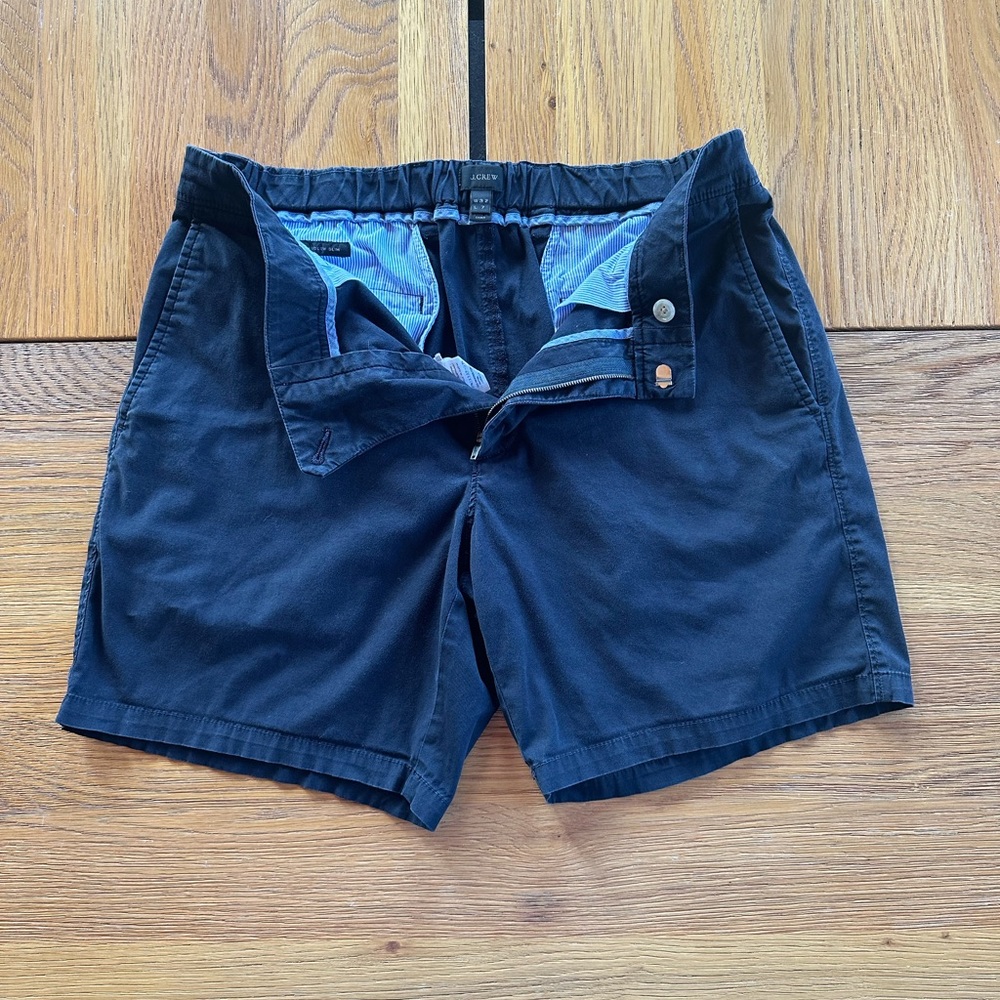 J. CREW (32”) Navy Shorts